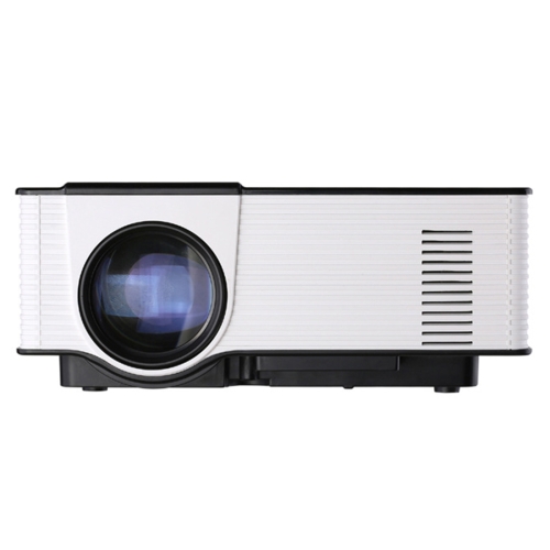 Мини-проектор VS-314 1500ANSI LM LED 800x480 WVGA Мультимедийный видеопроектор, поддержка интерфейсов VGA / HDMI / USB / TF / AV / TV, расстояние проецирования: 1,2-5 м (белый)