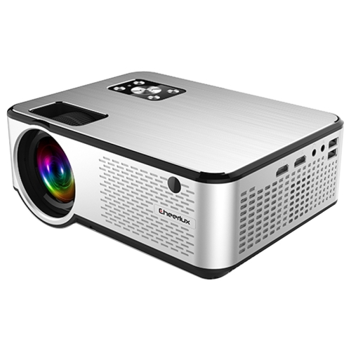 Умный проектор Cheerlux C9 1920x1080P HD с тем же экраном, поддержка HDMI x 2 / USB x 2 / VGA / AV (черный)