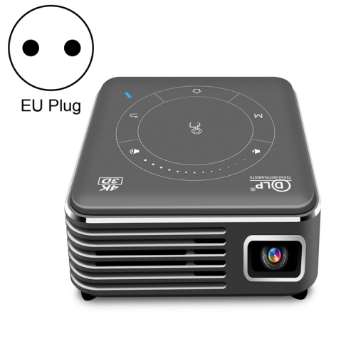 P11 854x480 DLP Smart Projector с инфракрасным пультом дистанционного управления, Android 9.0, 4 ГБ + 32 ГБ, штекер EU