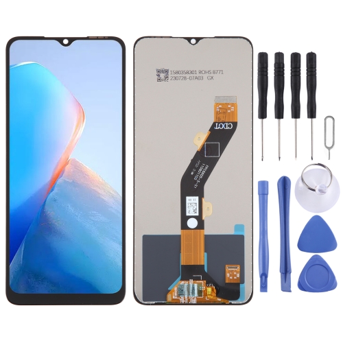 ЖК-экран OEM для Infinix Smart 7 HD X6516 с полной сборкой дигитайзера
