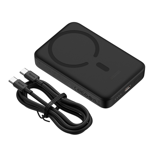 Baseus 10000mAh 30W Magnetic Mini Wireless Fast Charging Power Bank (черный)