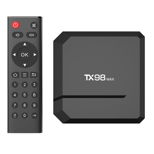 Смарт ТВ-приставка T98 Max 4K Android 12.1 с пультом дистанционного управления, 2 ГБ + 16 ГБ, четырехъядерный процессор Allwinner H618 (вилка европейского стандарта)