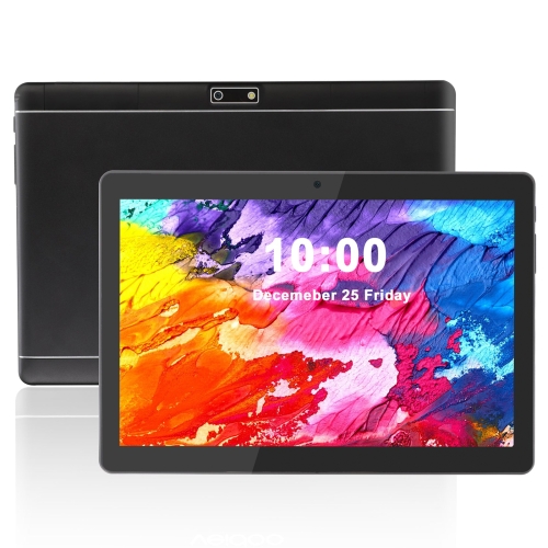 Сетевой планшет T12 3G, 10,1 дюйма, 2 ГБ + 32 ГБ, Android 10, четырехъядерный процессор Unisoc SC7731E, поддержка двух SIM-карт, Google Play (черный)