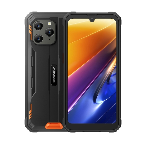 Blackview BV5300 Plus, 8 ГБ+128 ГБ, IP68/IP69K/MIL-STD-810H, 6,1-дюймовый Android 13, восьмиядерный процессор MediaTek Helio G72, сеть: 4G, OTG (оранжевый)