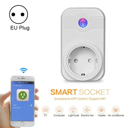 SWA1 10A Беспроводная интеллектуальная Wi-Fi розетка для домашней автоматизации, поддержка дистанционного управления смартфоном, таймера, Alexa и Google Home