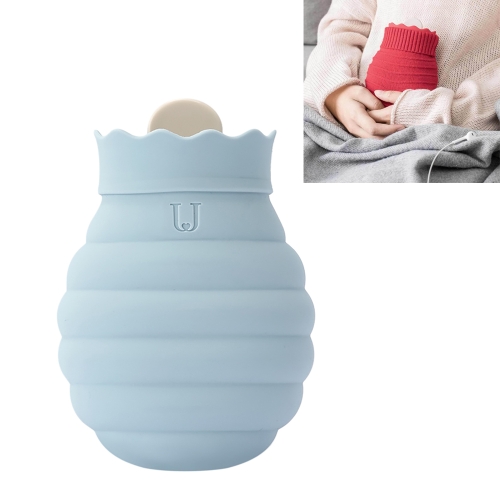 Оригинальный Xiaomi Youpin Jotun Judy Сумка для теплой воды Силиконовая сумка для горячей воды Маленький размер ： 15x10x5,8 см (серо-синий)