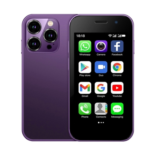 СОИ XS15 Pro, 2 ГБ+16 ГБ, 3,0-дюймовый Android 9.0 MTK6737, четырехъядерный процессор, Bluetooth, Wi-Fi, сеть: 3G, две SIM-карты (фиолетовый)