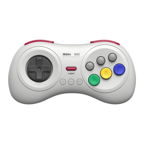 8BitDo M30 Bluetooth-геймпад для Nintendo Switch, Mac OS, Android, Steam, Windows (белый)