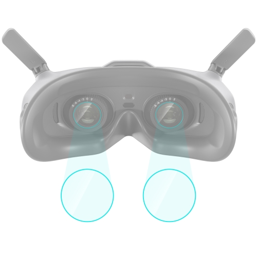 Для DJI Goggles 2 2 шт. PULUZ пленка для очков из закаленного стекла (прозрачная)