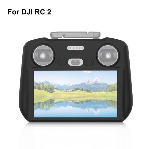 Для DJI Mini 4 Pro / пульта дистанционного управления Air 3 / DJI RC 2 с экраном Силиконовый защитный чехол PULUZ (черный)