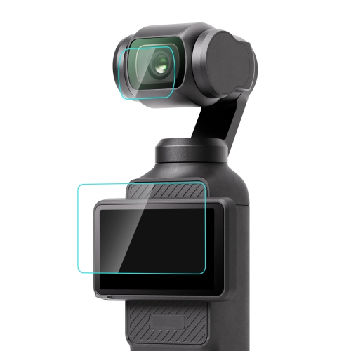 Для DJI OSMO Pocket 3 PULUZ 9H 2.5D HD защитная пленка из закаленного стекла + пленка для экрана (прозрачная)