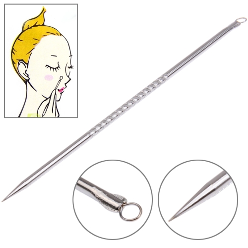 Blackhead Acne Pimple Remover Comedone Remover Safe Cleaner Игла из нержавеющей стали (серебристая)
