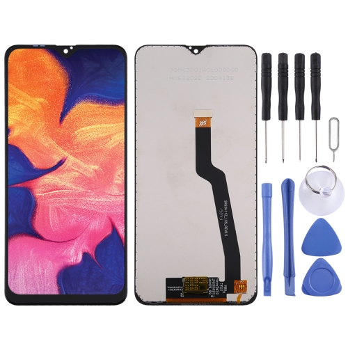 Полная сборка ЖК-экрана и дигитайзера для Samsung Galaxy A10 A105G (черный)