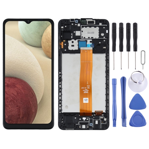 Оригинальный ЖК-экран для Samsung Galaxy A12 4G SM-A125F Digitizer в полной сборке с рамкой