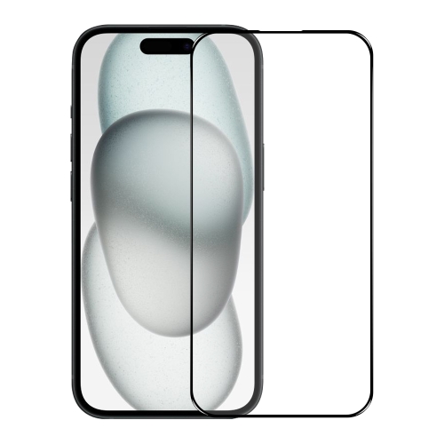 Для iPhone 15 Plus NORTHJO A++ Защитная пленка для экрана с полным клеем и шелковой печатью, пленка из закаленного стекла