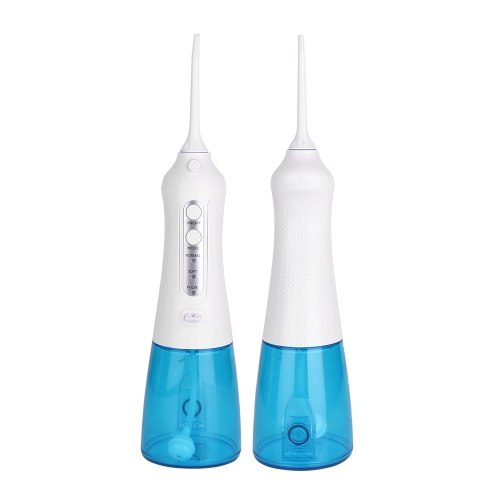 Очиститель Wireless Water Floss Portable 1400MAH USB-Аккумуляторная водяная флиссировка IPX7 водонепроницаемый оральный ирригатор, емкость для воды: 300 мл