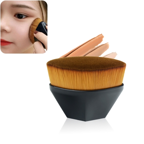 Petal Foundation Brush BB Cream Кисти для макияжа Кисть для рассыпчатой пудры Flat Kit Pincel Maquiagem (черный)