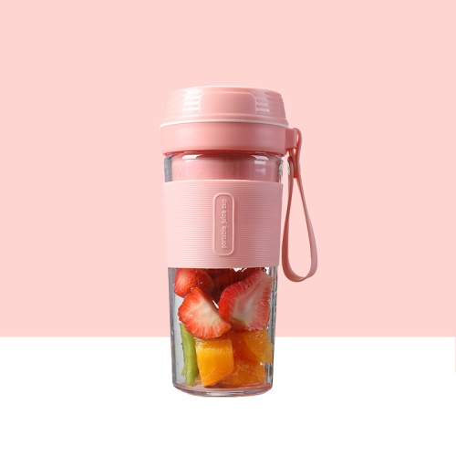 FS1300 Mini Juicer Главная Портативная Кулинарная машина Студенческая Сока Кубок Соковыжималки, Цвет: Вишневый Blossom Двойное лезвие