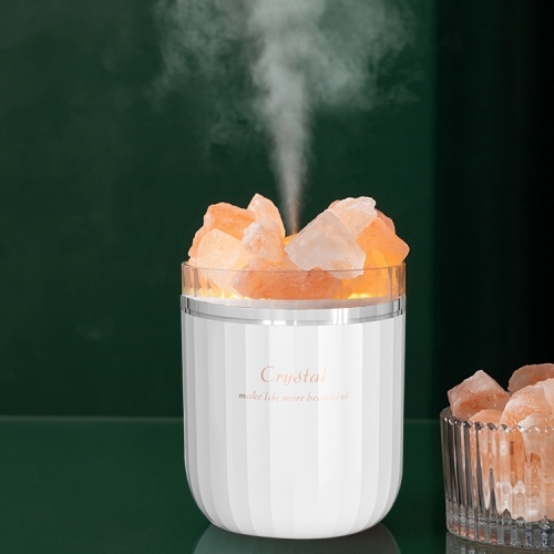 A07 Crystal Salt увлажнитель USB зарядка домашнего ароматерапии увлажнитель (белый)