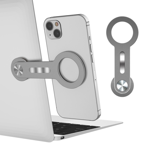 LK-01 Magsafe ноутбук алюминиевый сплав магнитный подставка с 2 магнитным листом (серый)